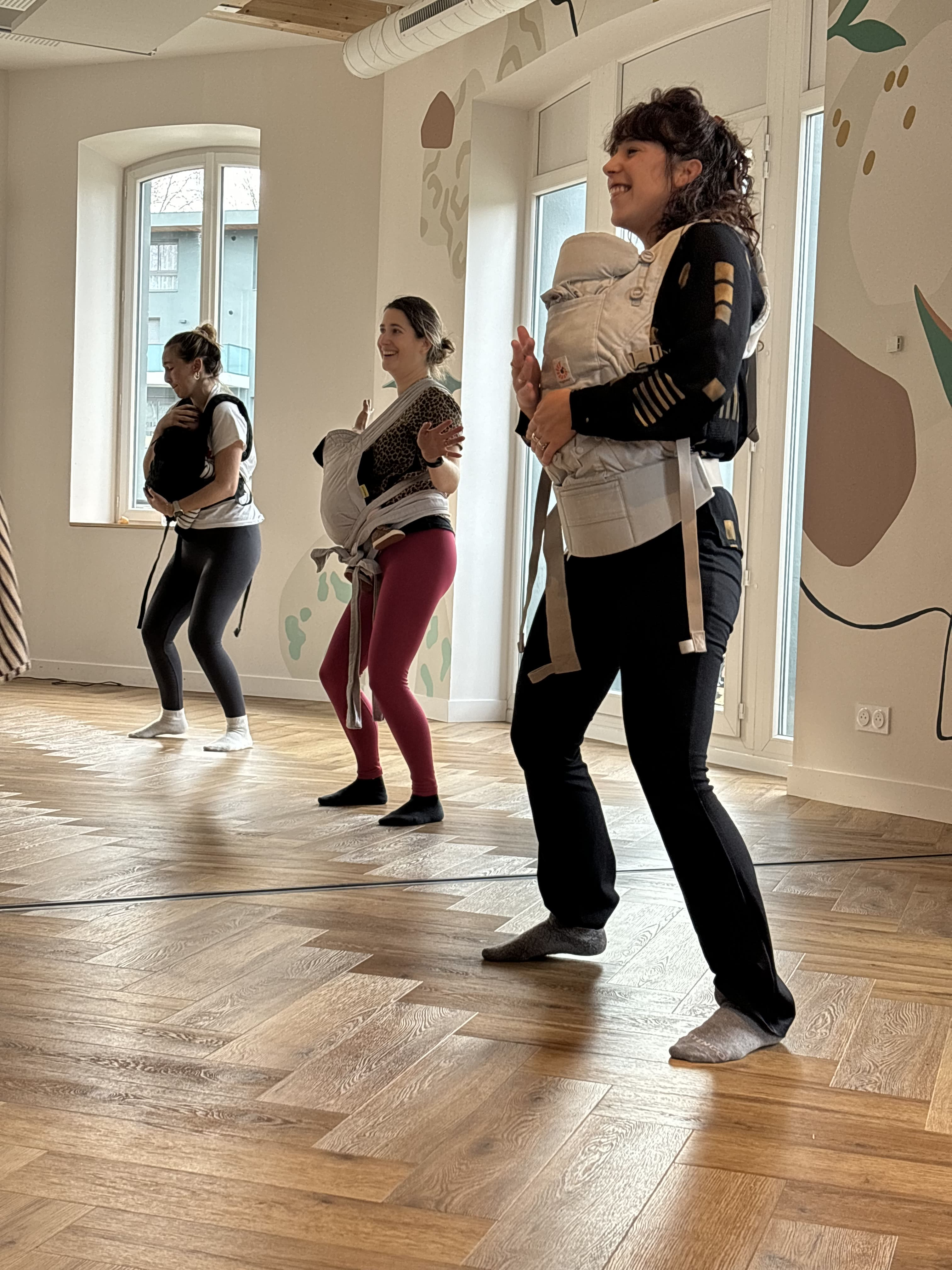 Danse avec bébé porté bayonne Le bercail